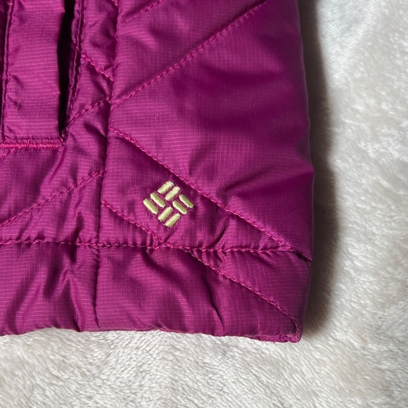 Columbia Kid’s Purple Quilted Lightweight Jacket SZ 4 Toddler - Picture 8 of 11